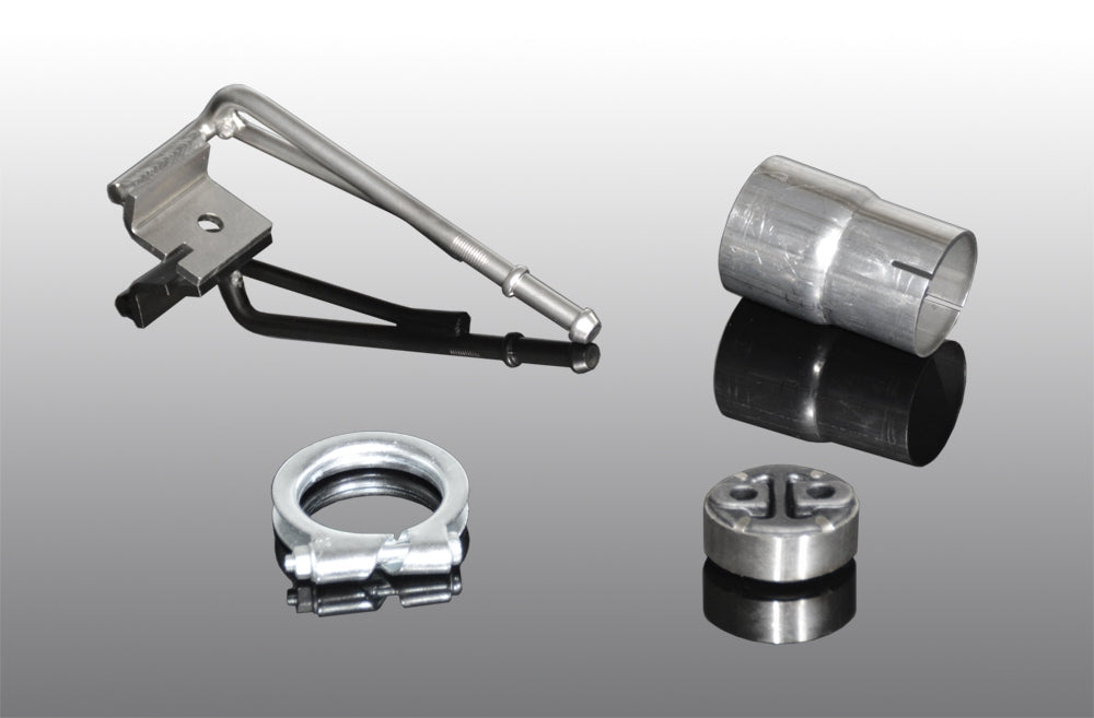AC Schnitzer silencer with black tailpipe for MINI F55 Cooper S with exhaust flap (18122563109)