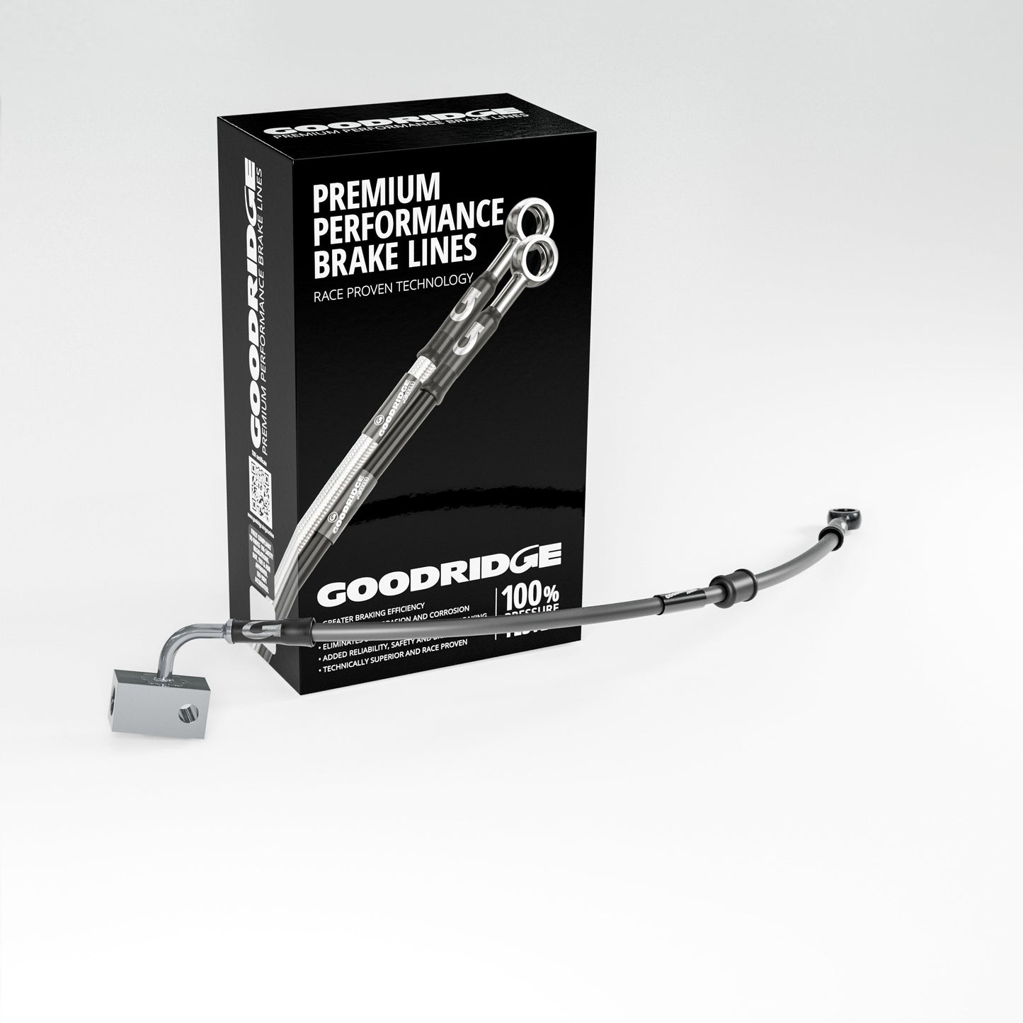 PERFORMANCE BRAKE HOSE KIT FOR HONDA MSX125 GROM ABS 17-20 Honda