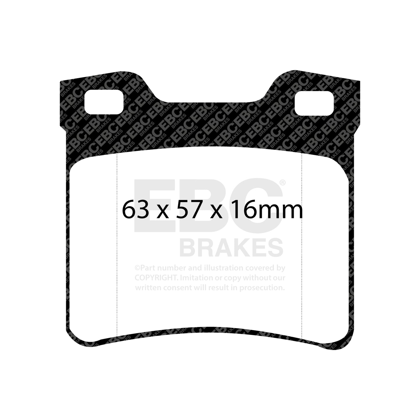 EBC Brakes Redstuff 3000 Series Sport Brake Pad Set (DP31048C)