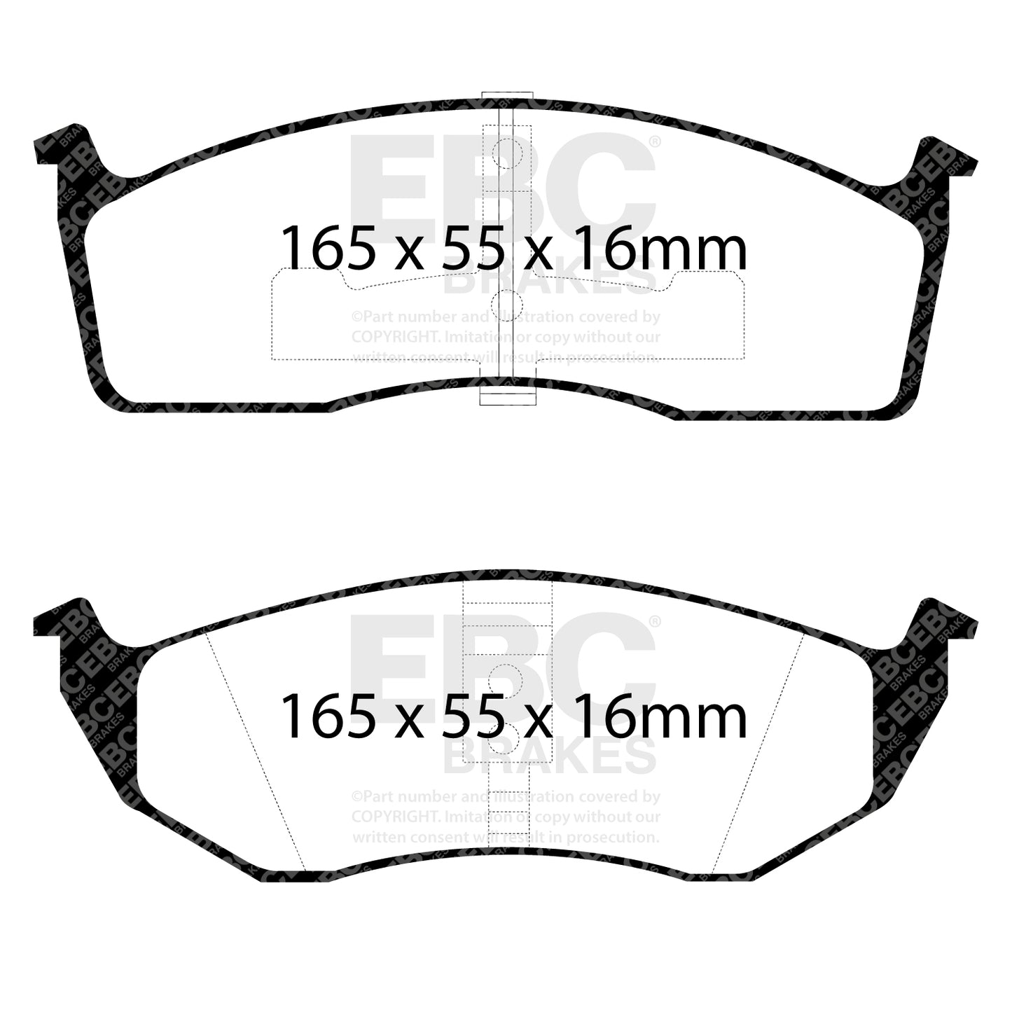 EBC Brakes Ultimax OE Replacement Brake Pad Set (DP1123)