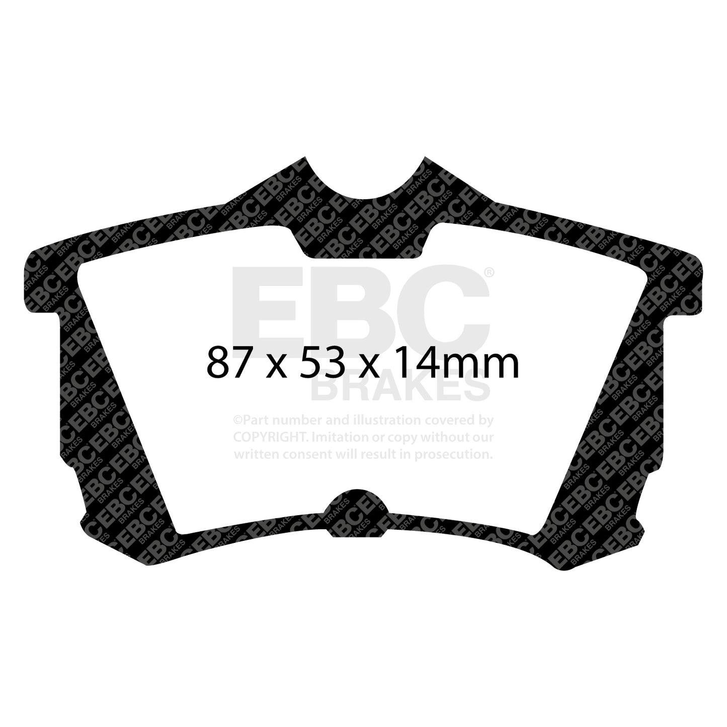 EBC Brakes Redstuff 3000 Series Sport Brake Pad Set (DP31216C)