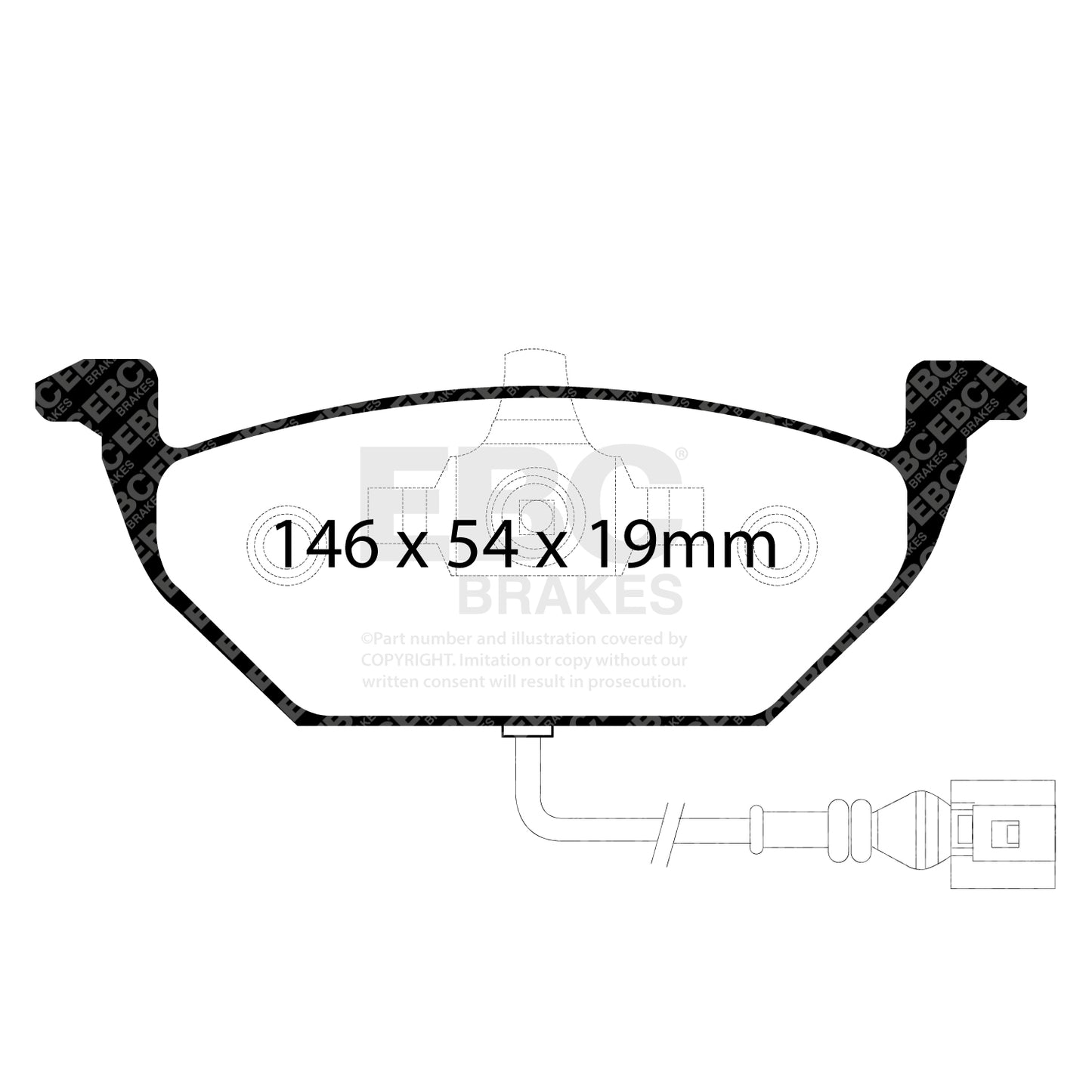 EBC Brakes Bluestuff NDX Trackday Brake Pad Set (DP51329NDX)