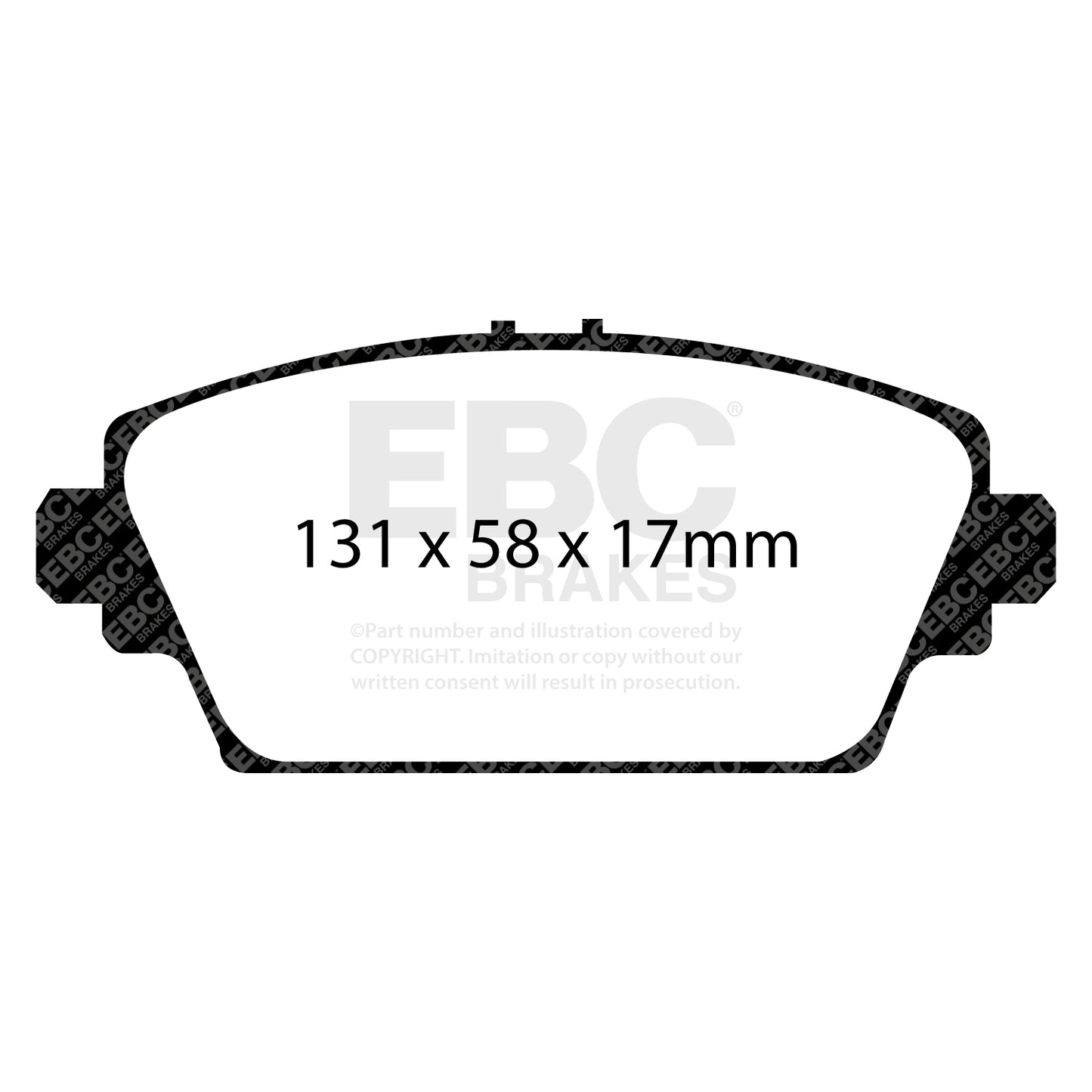 EBC Brakes Redstuff 3000 Series Sport Brake Pad Set (DP31339C)