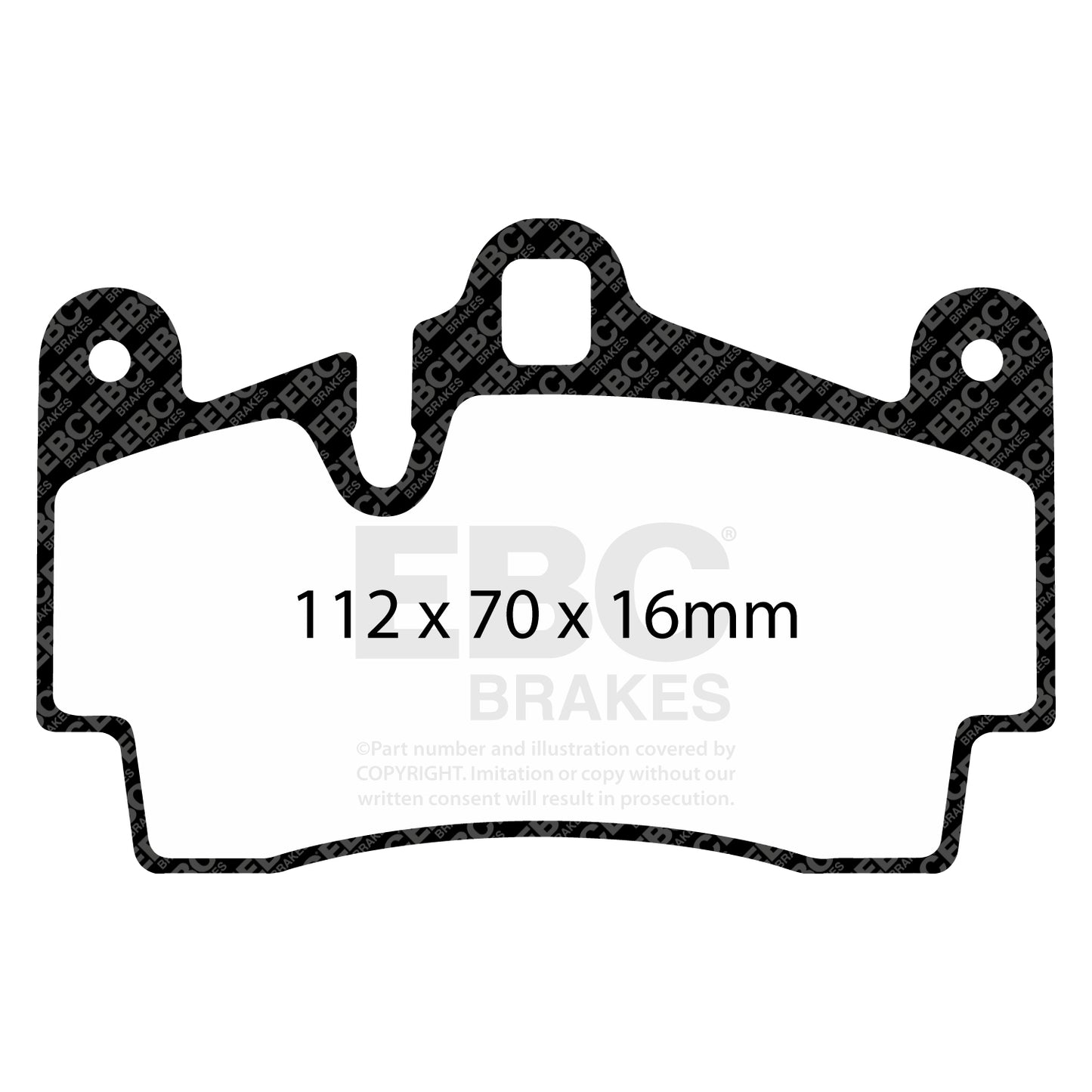 EBC Brakes Ultimax OE Replacement Brake Pad Set (DP1474)