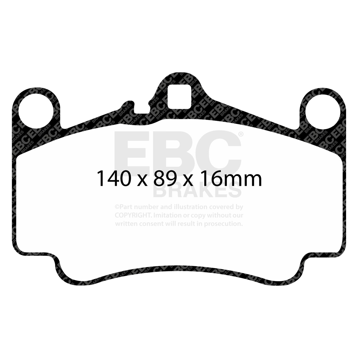 EBC Brakes Ultimax OE Replacement Brake Pad Set (DP1515)
