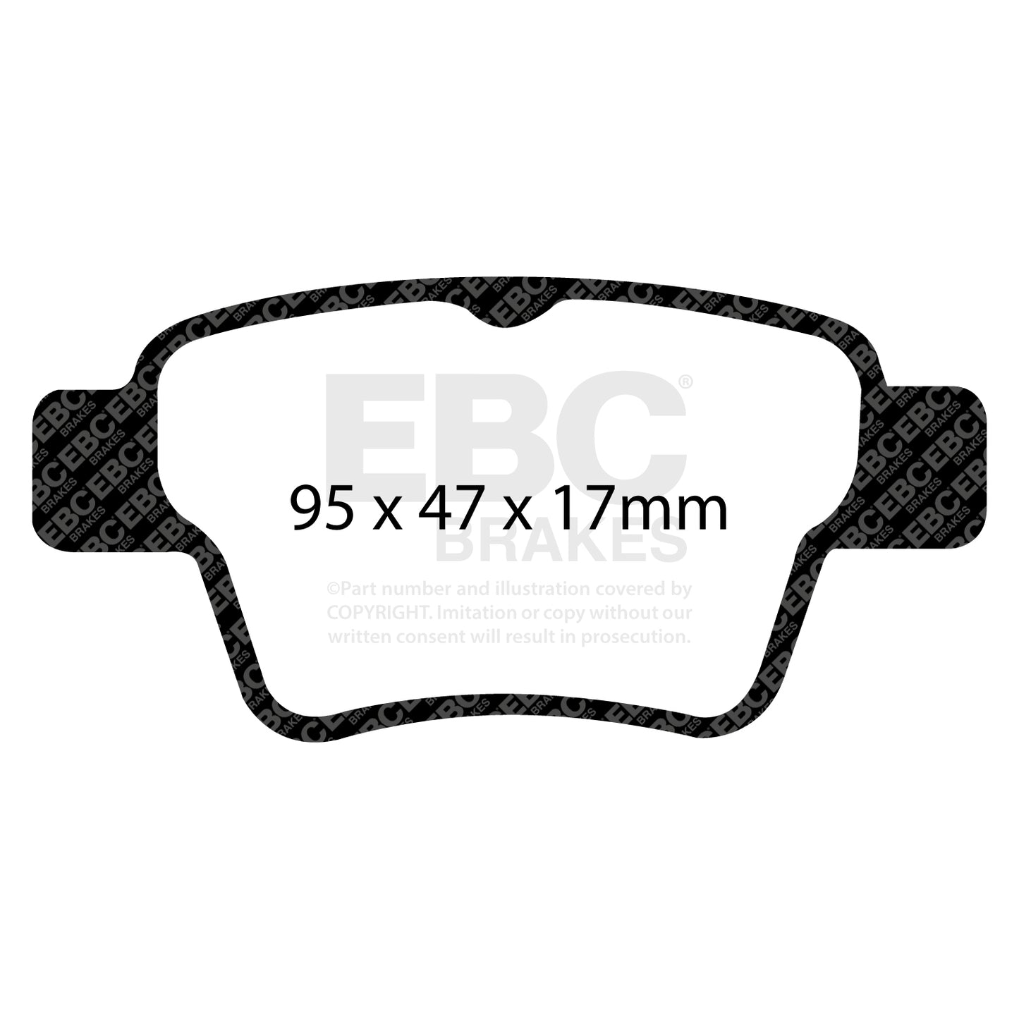 EBC Brakes Redstuff 3000 Series Sport Brake Pad Set (DP31575C)