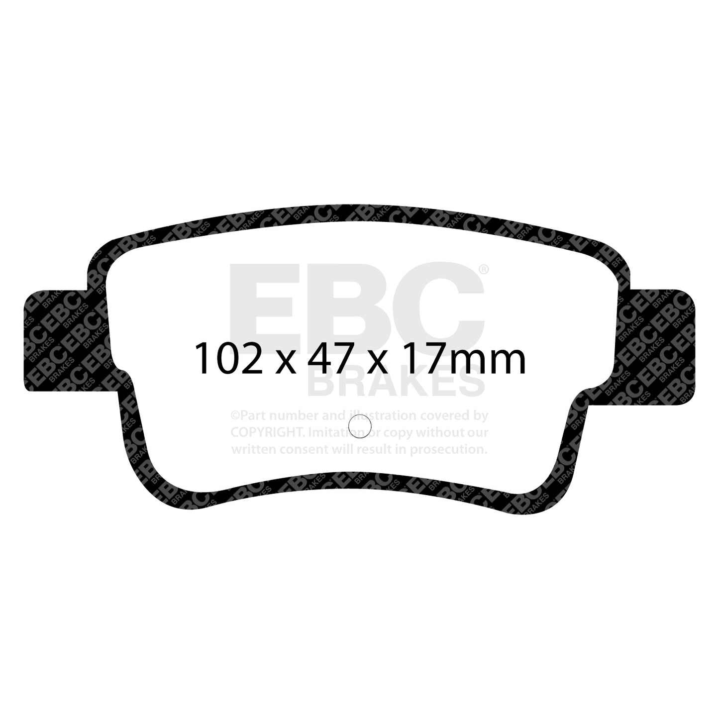 EBC Brakes Redstuff 3000 Series Sport Brake Pad Set (DP31599C)