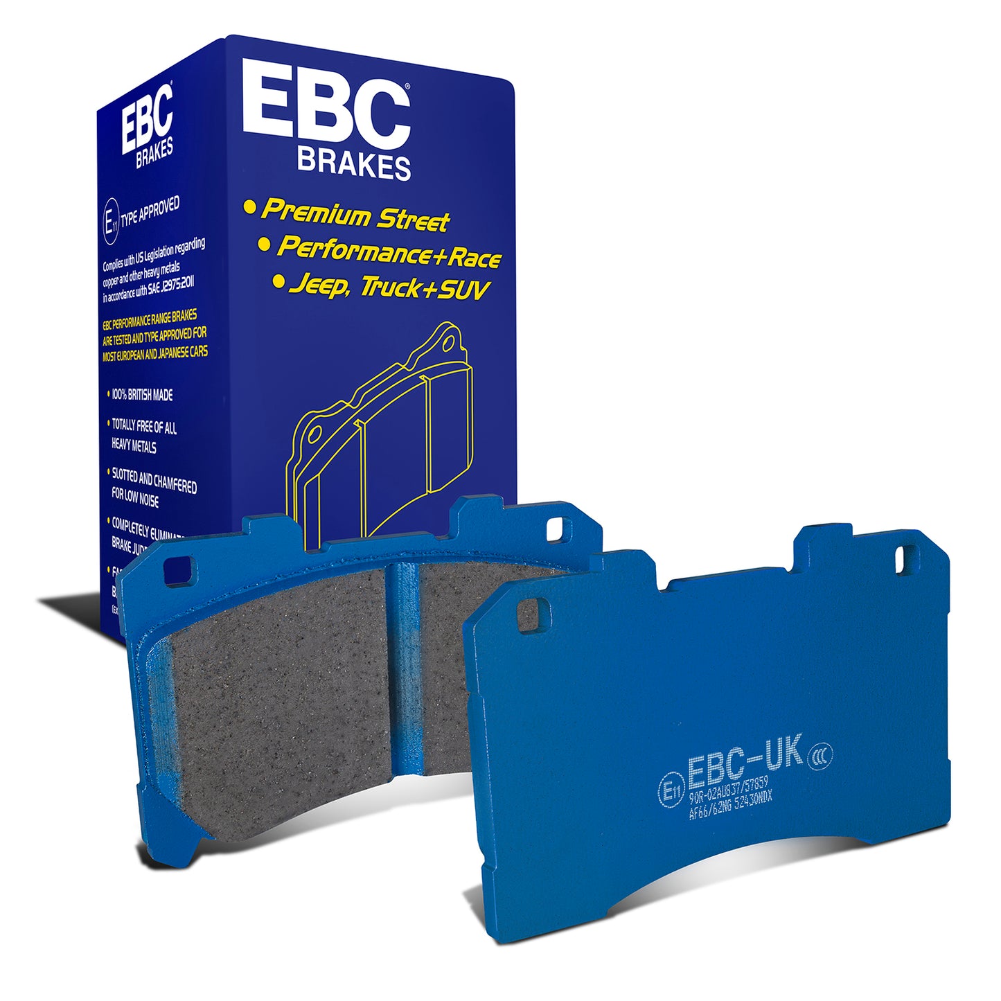 EBC Brakes Bluestuff NDX Trackday Brake Pad Set (DP52430NDX)
