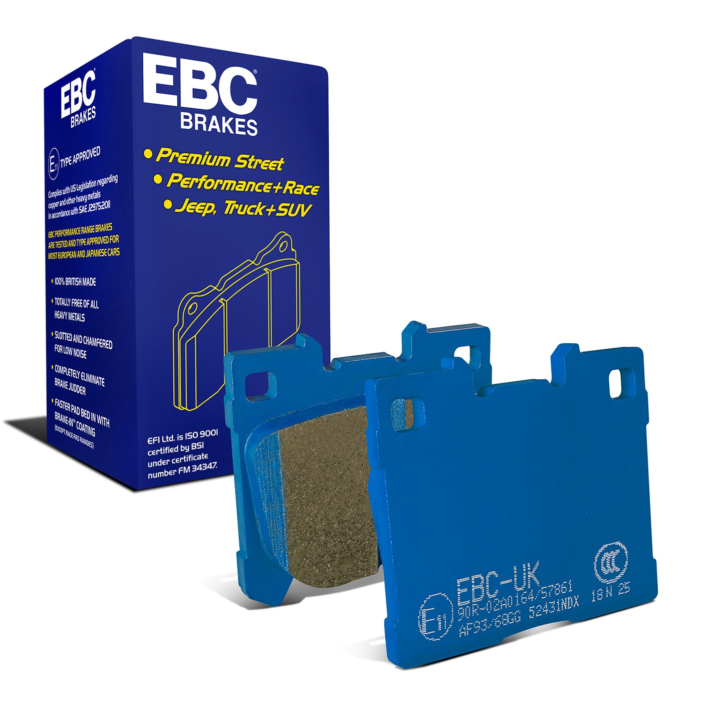 EBC Brakes Bluestuff NDX Trackday Brake Pad Set (DP52431NDX)