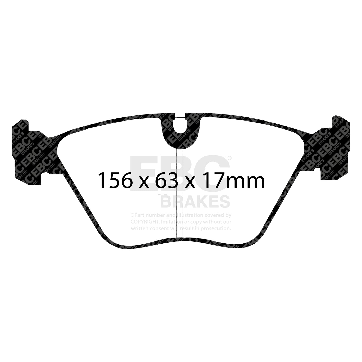 EBC Brakes Bluestuff NDX Trackday Brake Pad Set (DP5689/2NDX)