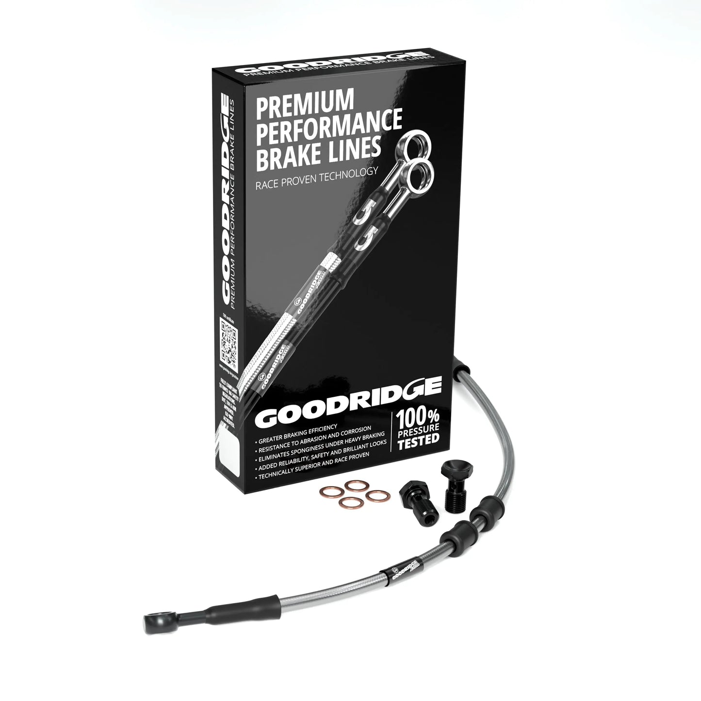 FRONT PERFORMANCE BRAKE HOSE KIT FOR HARLEY DAVIDSON FLSTN SOFTAIL DELUXE (NO ABS) 05-13 Harley Davidson