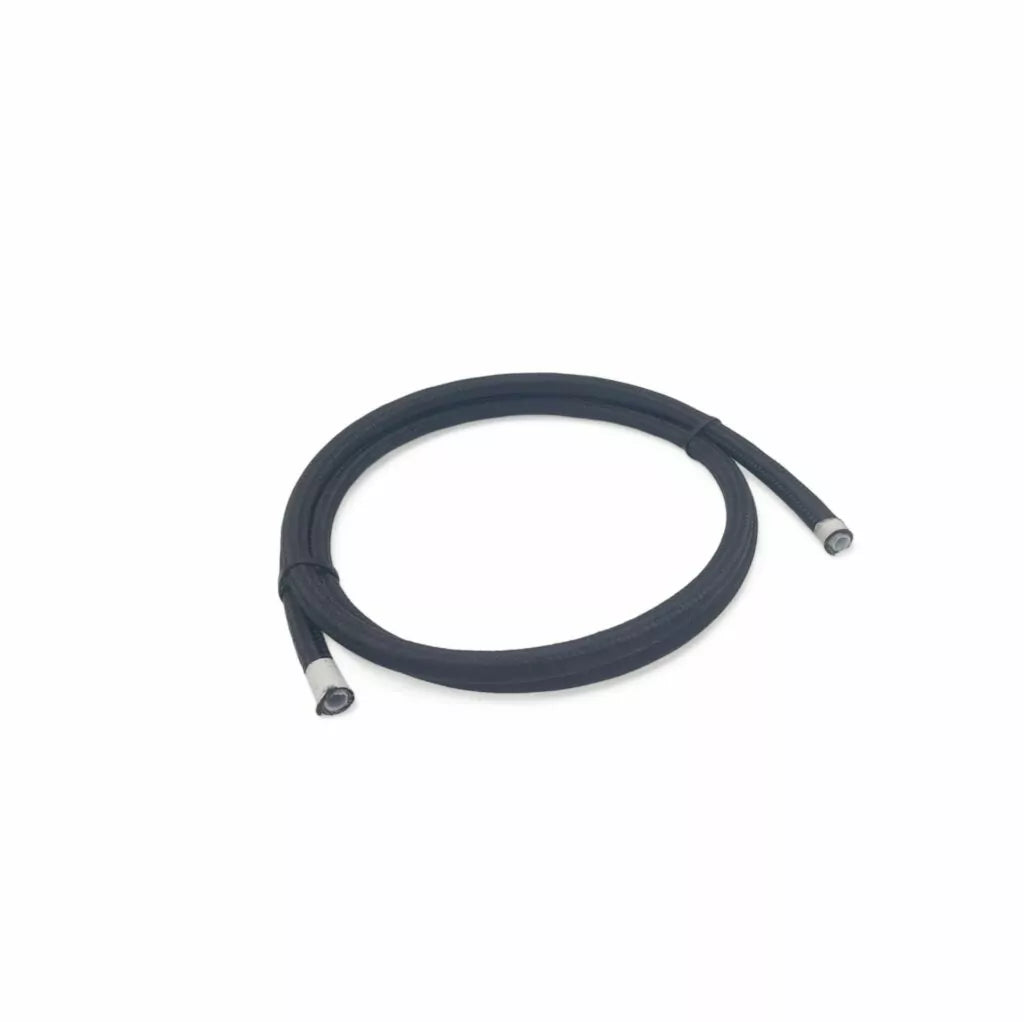 PTFE Lined Stainless Steel Braided Fuel Hose BLACK - PER M