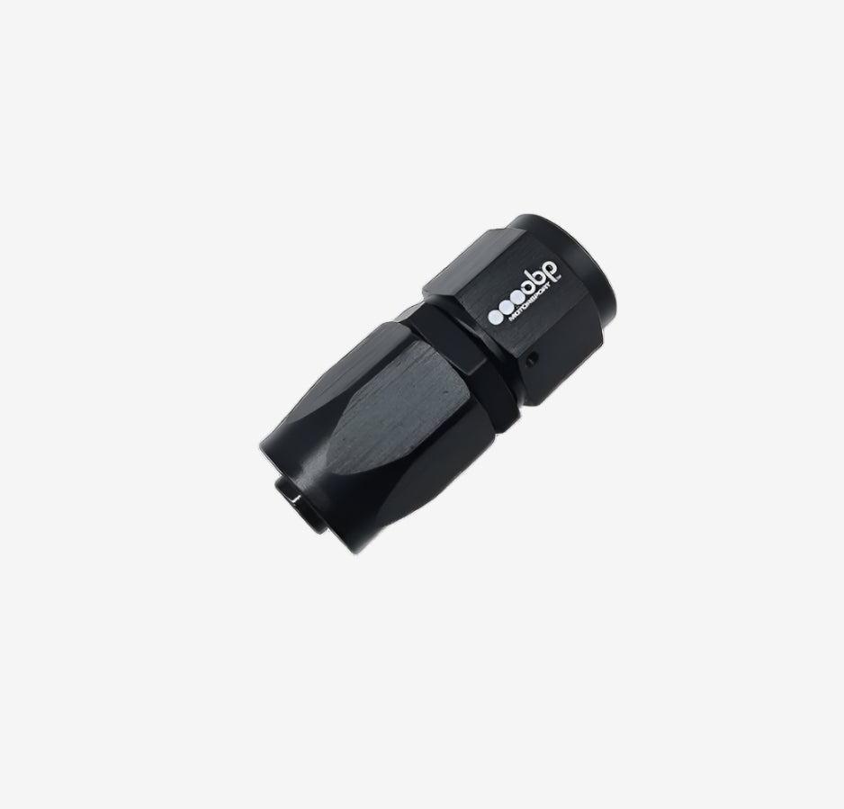 Straight CPE Fuel Hose End Fitting Black