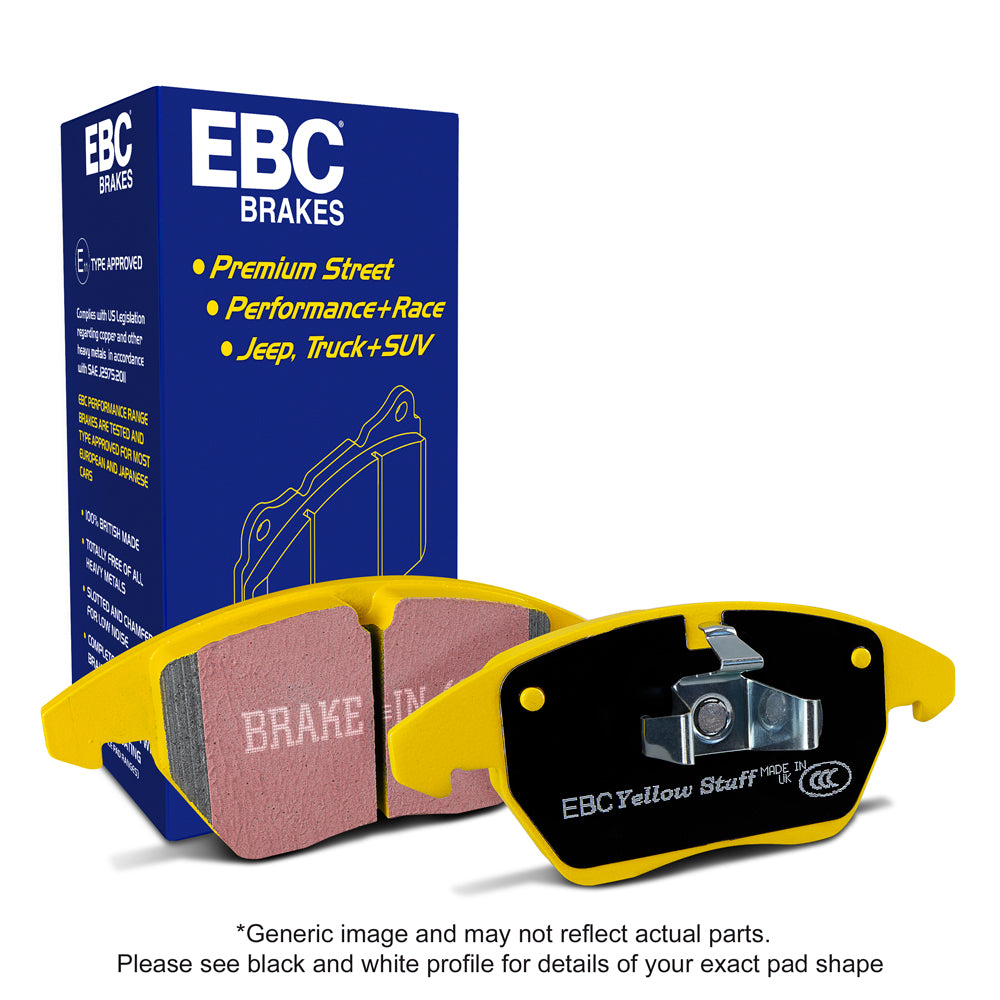 EBC Brakes Yellowstuff 4000 Series Street (DP4629R)