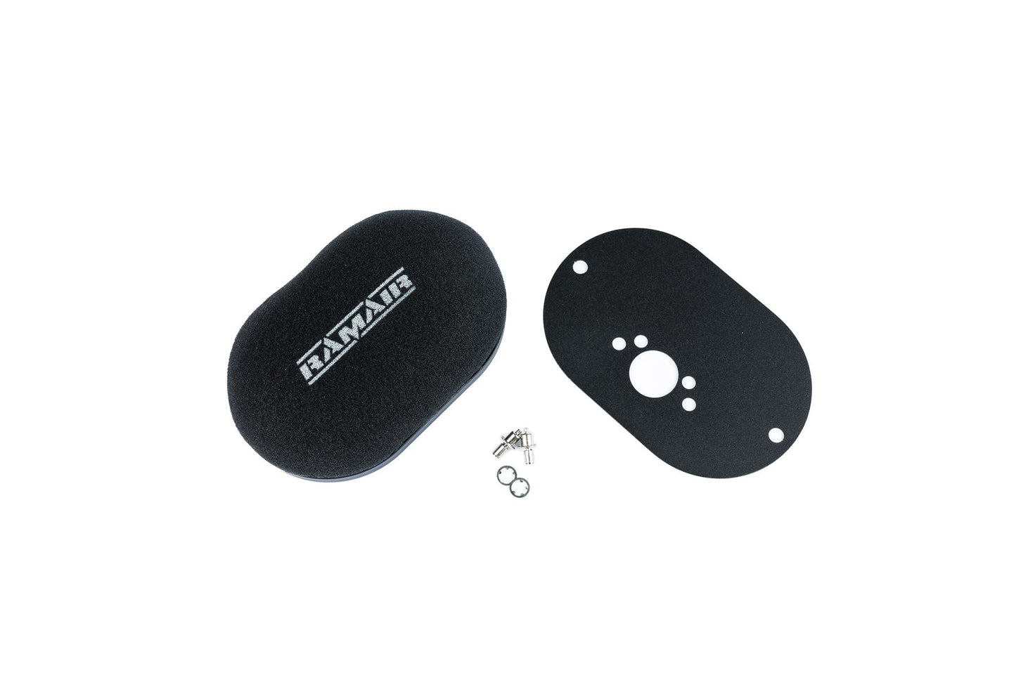 Domed Carb Air Filter & Baseplate to fit SU HS2 1.25in (32mm Mini Offset)  - 65mm Internal Height