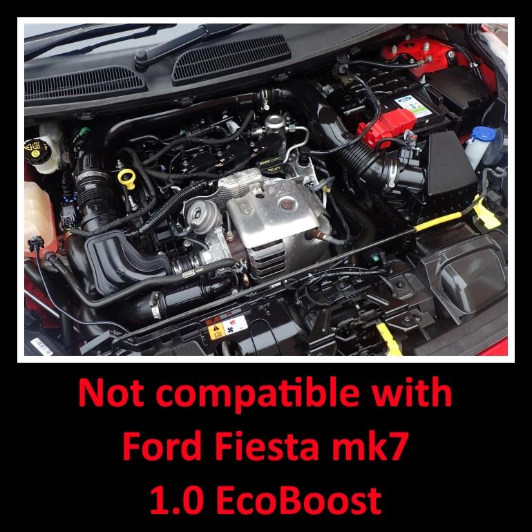 Performance Foam Induction Kit for MK8 Ford Fiesta ST 1.0 EcoBoost - Black Hose