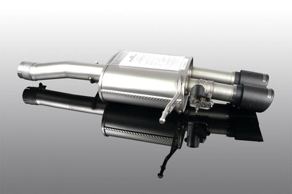 AC Schnitzer silencer with black tailpipe for MINI F56 Cooper S with exhaust flap (18122563109)