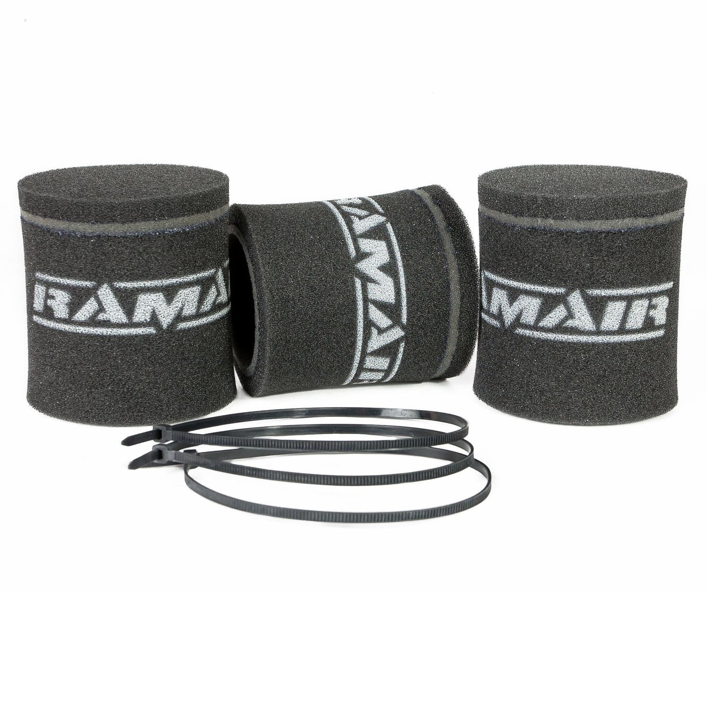 3x Single Inlet Motorcycle Carb Sock Foam Air Filter 102mm