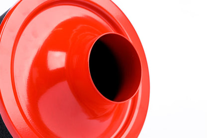 Ramair Large Foam Filter Aluminium Base 80mm (3.1inch) OD Red