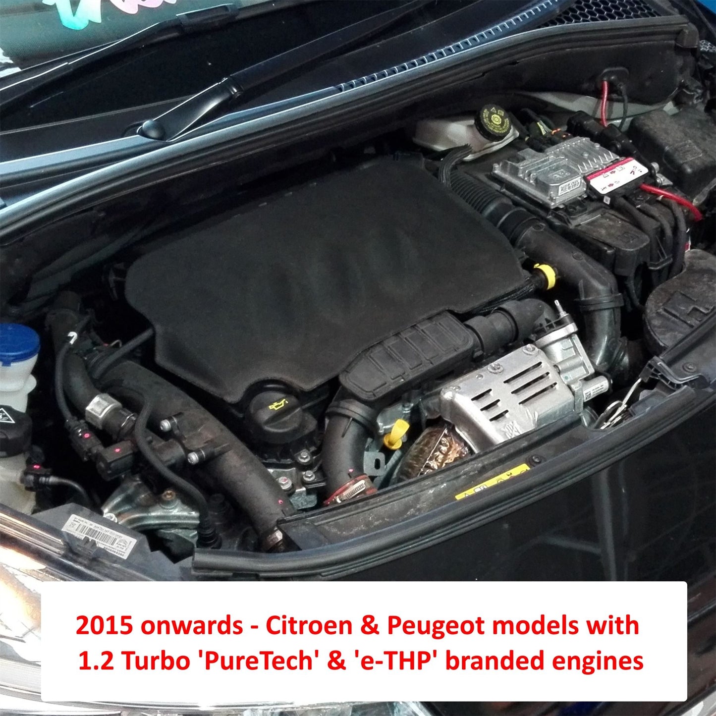 Performance Foam Induction Kit for 1.2 THP & VTI Citroen & Peugeot - Red Hose