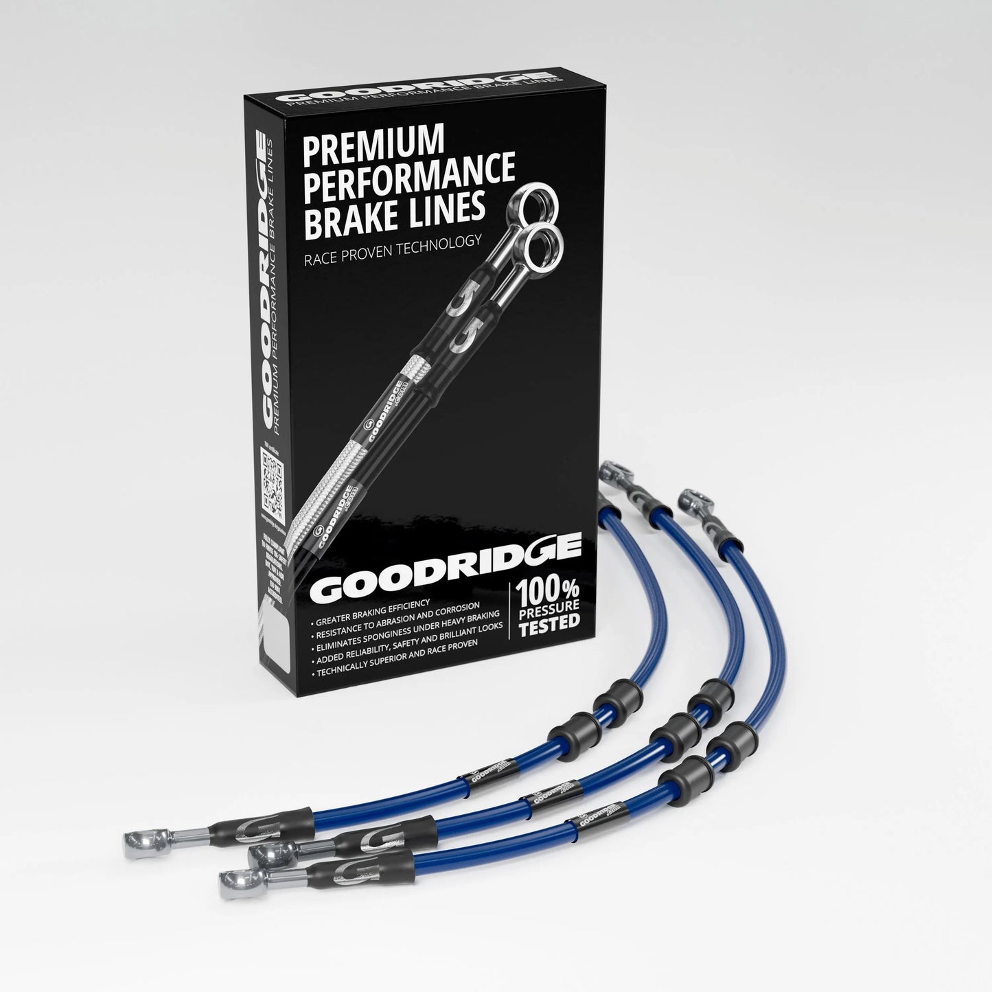 PERFORMANCE BRAKE HOSE KIT FOR HONDA ST1100L-2 PAN EUROPEAN NON ABS 90-02 Honda
