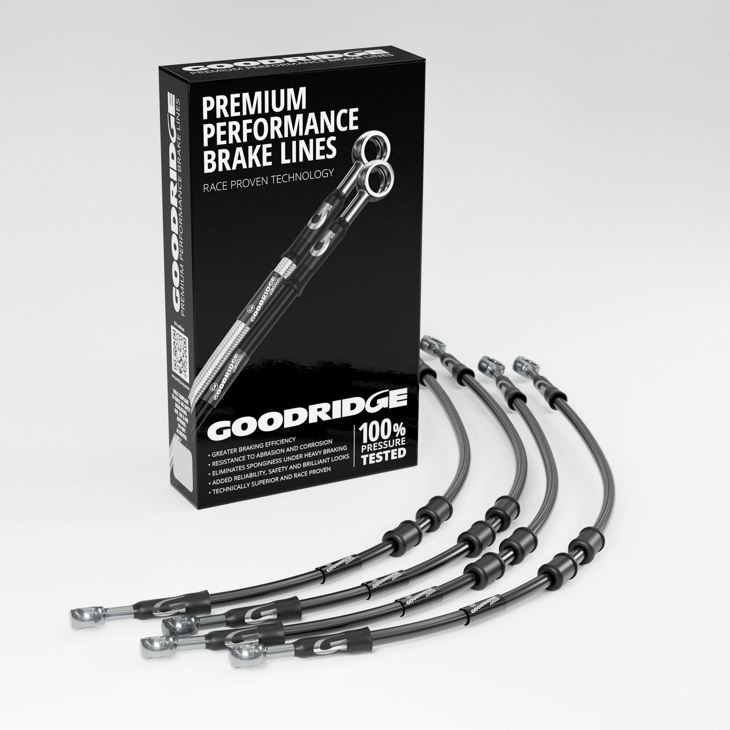 PERFORMANCE  BRAKE HOSE KIT FOR YAMAHA T-MAX 500 ABS 04-07 Yamaha
