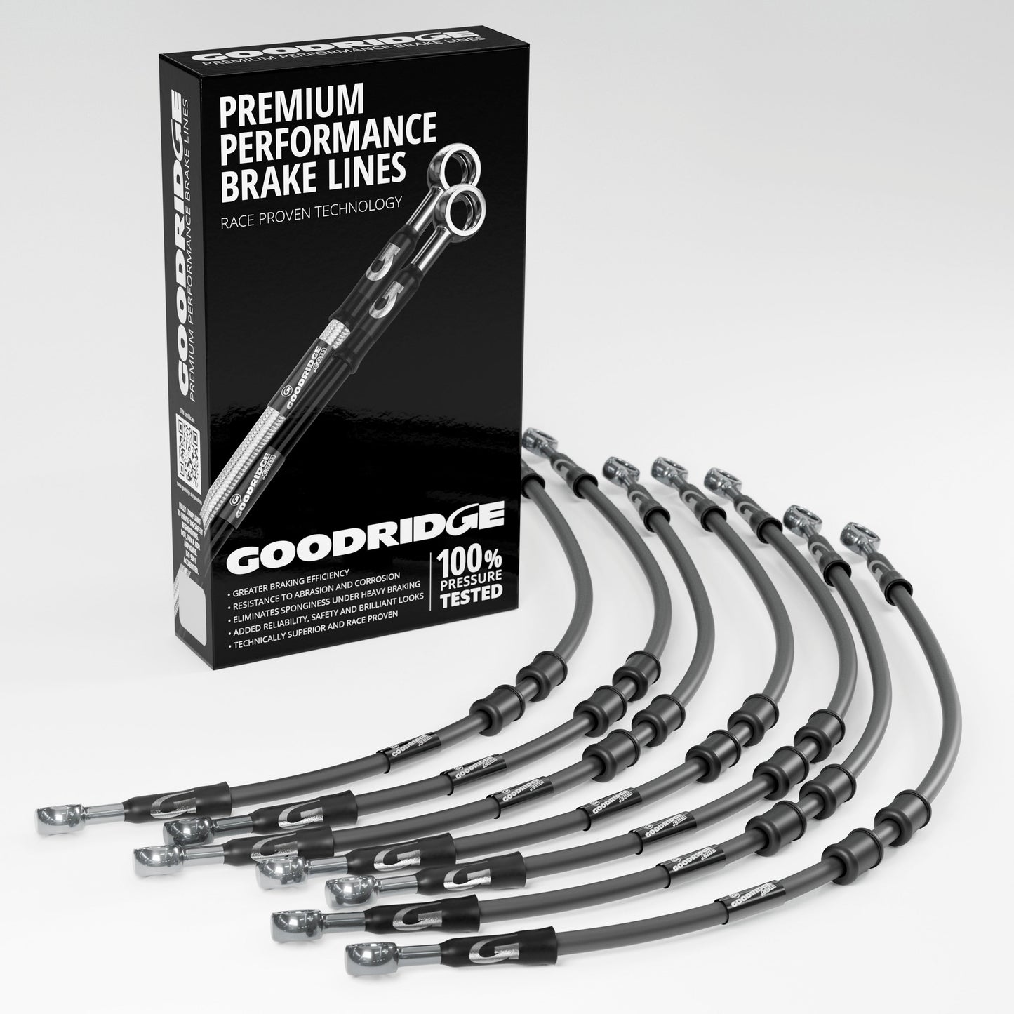 PERFORMANCE BRAKE HOSE KIT FOR YAMAHA MT-07 NON ABS 14-17 Yamaha