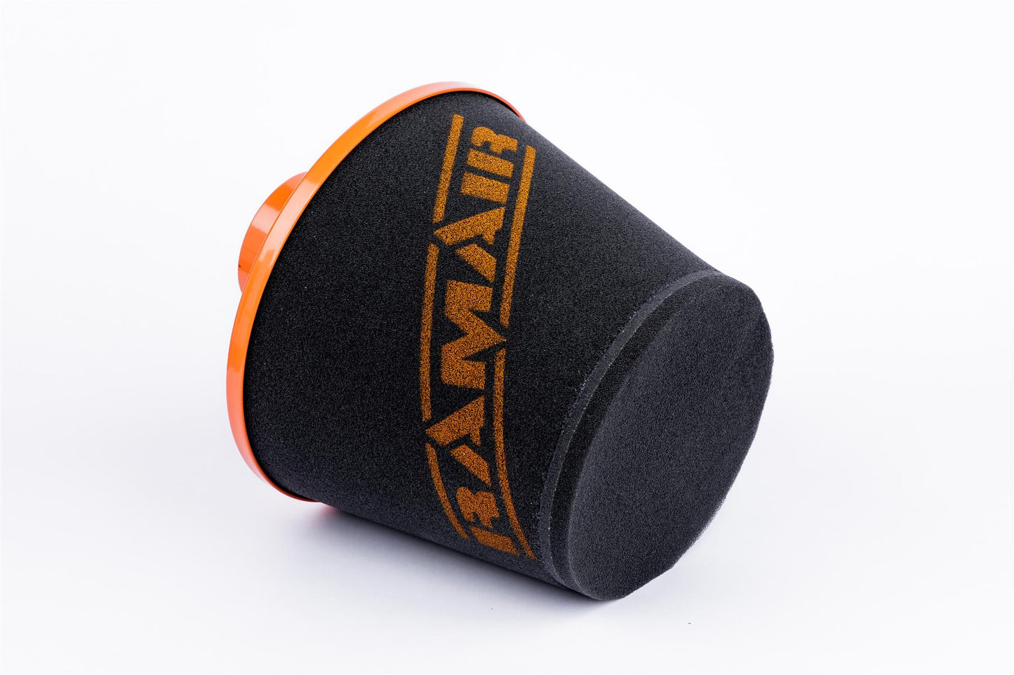 Ramair Large Foam Filter Aluminium Base 90mm (3.5inch) OD Orange