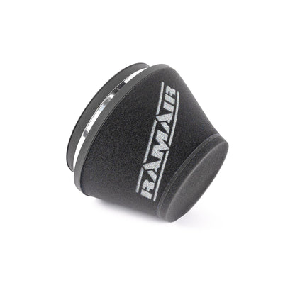 Ramair 76mm (3inch)  ID Neck Medium Cone Air Filter with Velocity Stack and Coupling