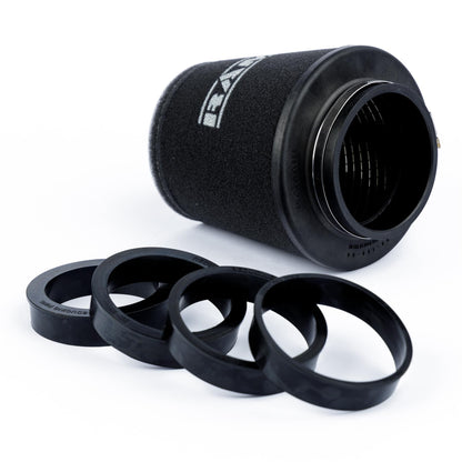 ProMax Large Universal Foam 90-70mm Rubber Neck Air Filter in Enclose Airbox