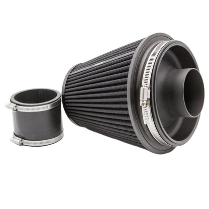 Ramair Pleated 70mm (2.75inch) ID Neck Large Cone Air Filter with Velocity Stack and Coupling