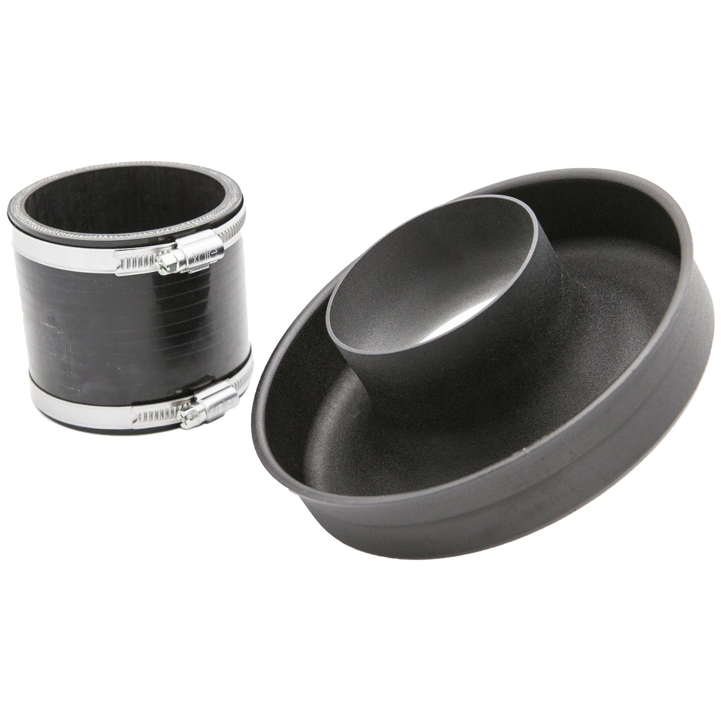 90mm Aluminium Velocity Stack with Silicone Coupler (3.5inch)