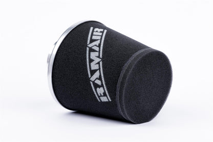 Ramair Foam Jet Stream Small Cone Air Filter 90mm (3.5inch) OD Silver