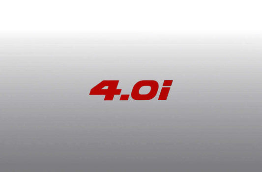 AC Schnitzer type designation emblem film 4.0i red (511420410)