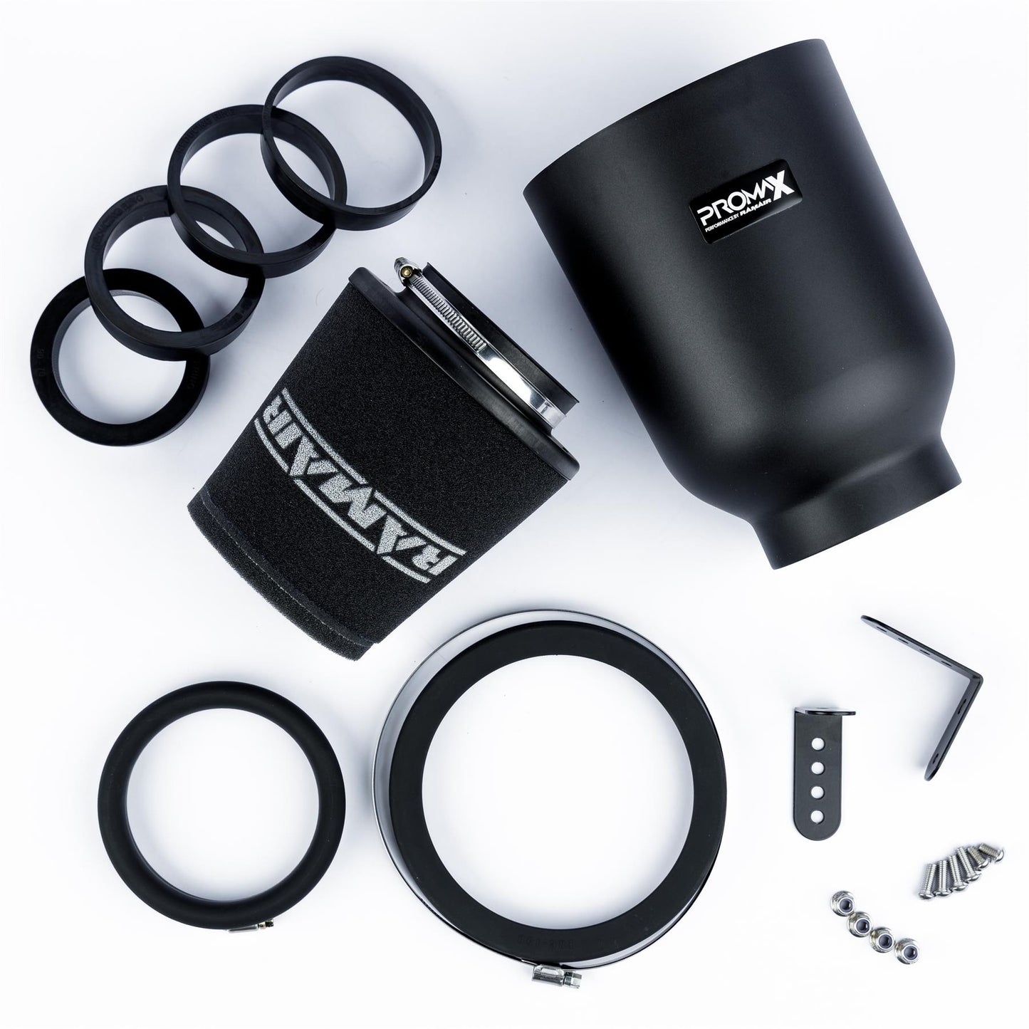 ProMax Large Universal Foam 90-70mm Rubber Neck Air Filter in Enclose Airbox