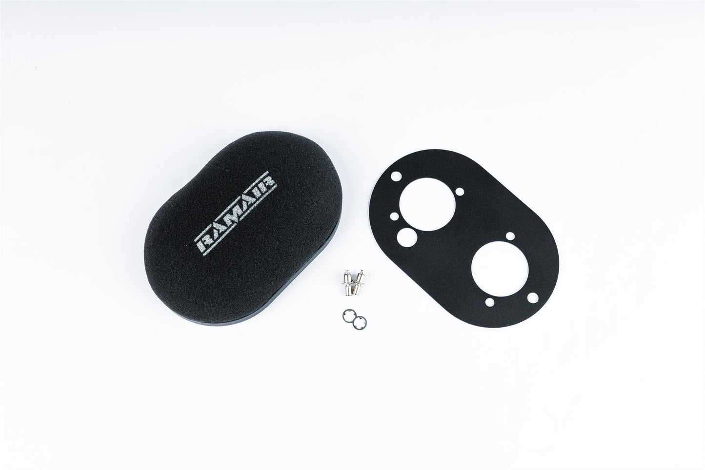 Domed Carb Air Filter & Baseplate to fit Dellorto 40 DHLA  - 100mm Internal Height