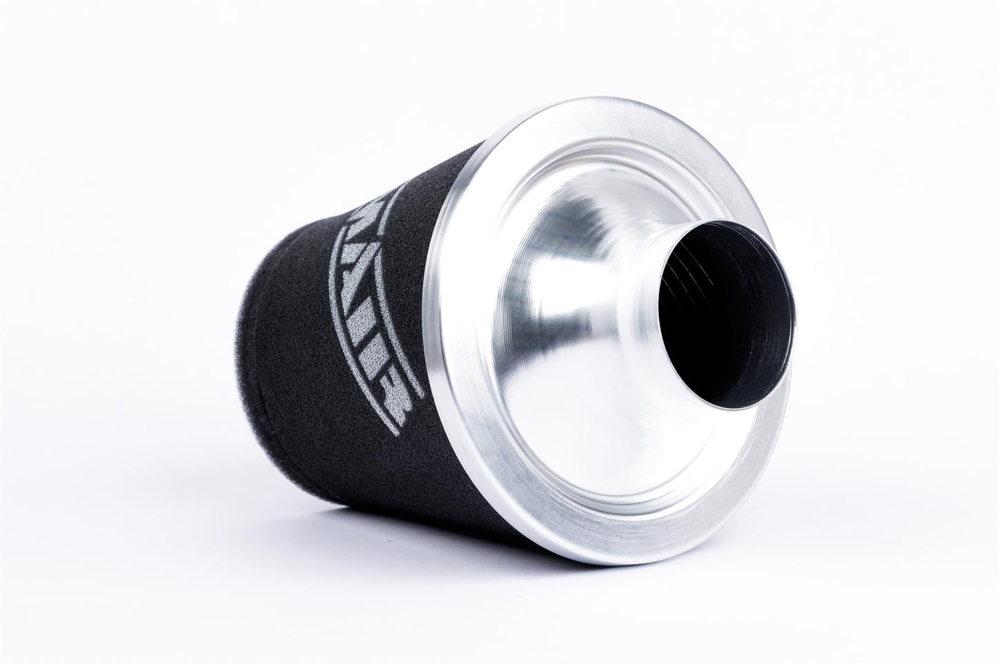 Ramair Medium Foam Filter Aluminium Base 60mm (2.3inch) OD Silver with Silicone Coupler