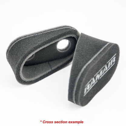 Carb Sock Foam Air Filters Caged 2x 115mm - Tall