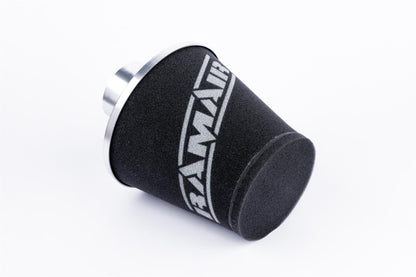 Ramair Foam Jet Stream Medium Cone Air Filter 80mm (3.1inch) OD Silver