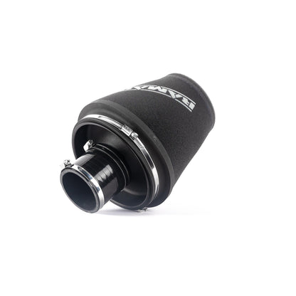 Ramair 76mm (3inch)  ID Neck Large Cone Air Filter with Velocity Stack and Coupling