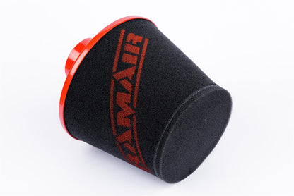 Ramair Foam Jet Stream Large Cone Air Filter 70mm (2.75inch) OD Red with Silicone Coupler