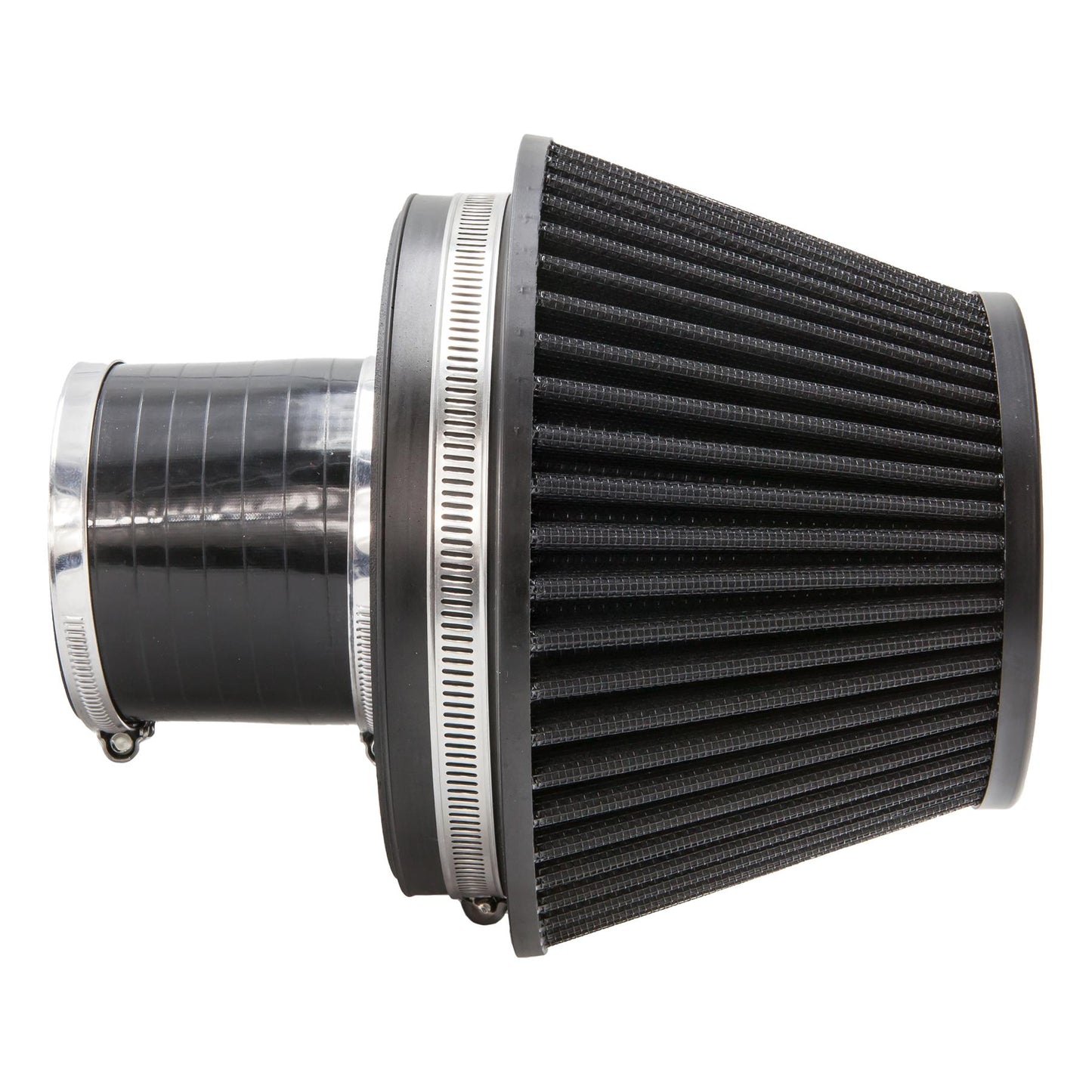 Ramair Pleated 102mm (4inch) ID Neck Medium Cone Air Filter with Velocity Stack and Coupling