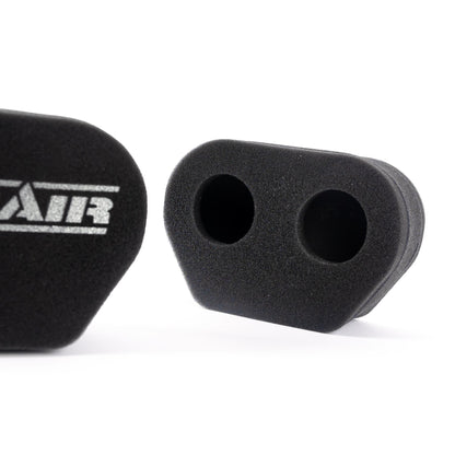 2x Twin Inlet Motorcycle Carb Sock Foam Air Filter Tall 80mm