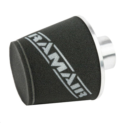 Ramair Large Foam Filter Aluminium Base 80mm (3.1inch) OD SIlver