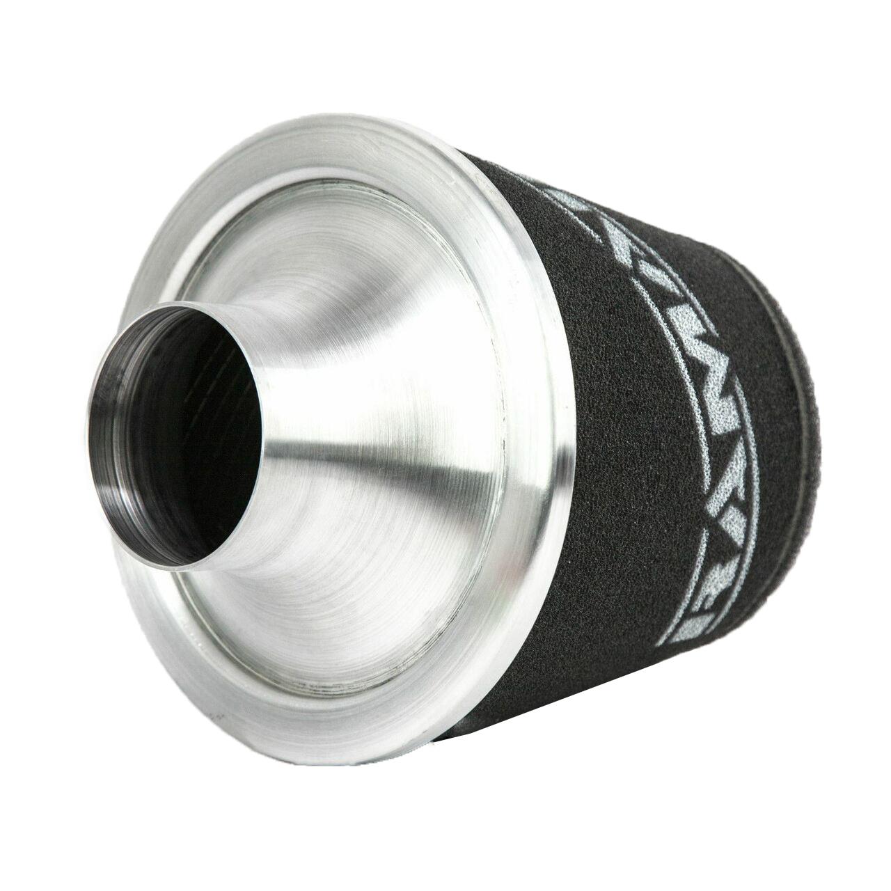 Ramair Large Foam Filter Aluminium Base 80mm (3.1inch) OD SIlver