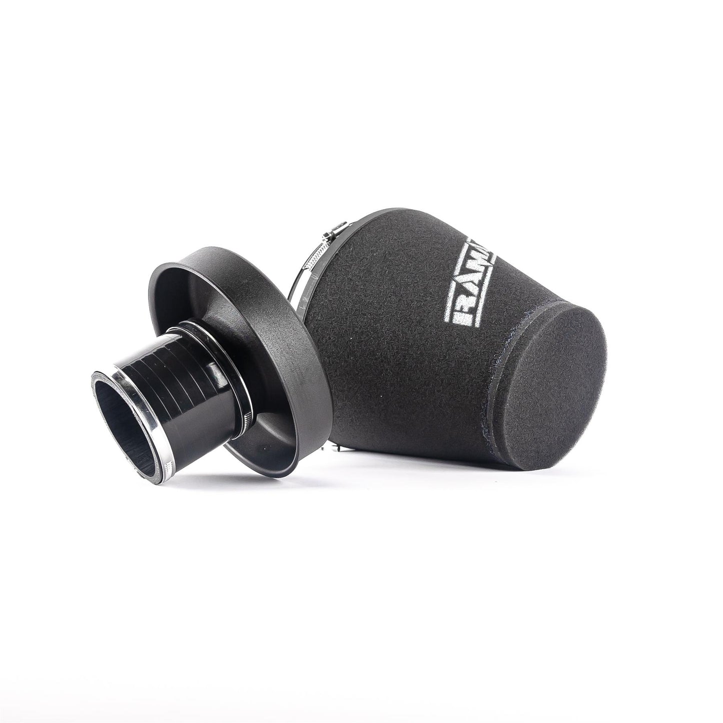 Ramair 90mm (3.5inch) ID Neck Large Cone Air Filter with Velocity Stack and Coupling