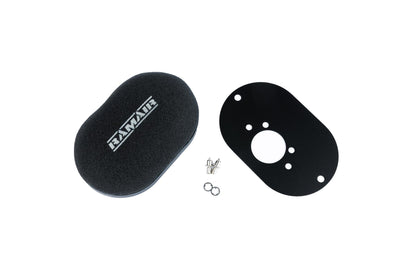 Domed Carb Air Filter & Baseplate to fit SU HIF6, HIF44 1.7in  - 40mm Internal Height