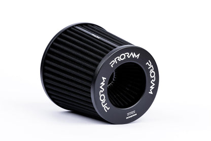 Universal  Pleated Multi Fit Cone Air Filter - 80mm OD Aluminium Neck