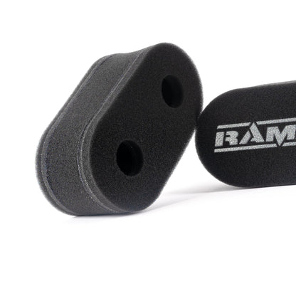 Carb Sock Foam Air Filters 2x 75mm - Short