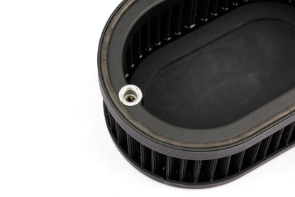 Pleated Carburettor Intake Air Filter Baseplate to fit SU HS6 (Mini Offset) 65mm